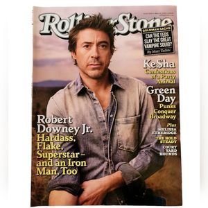 Rolling Stone Magazine Robert Downey Jr Iron Man Marvel Issue 1104 May 2010 New